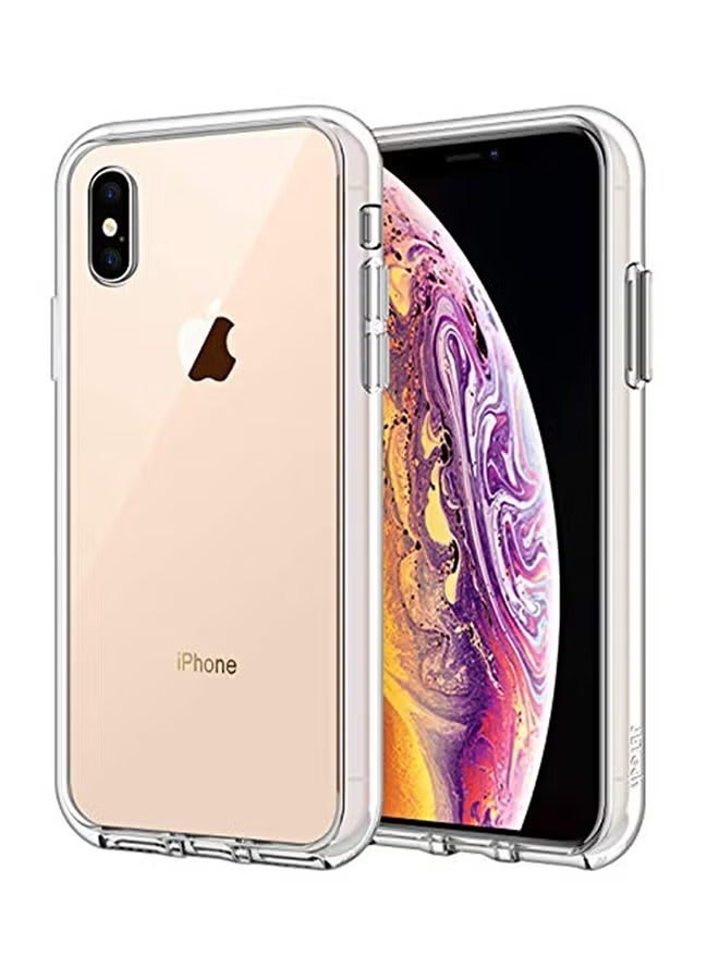 Protective Case Cover For Apple iPhone Xs Max Clear/Back Clear