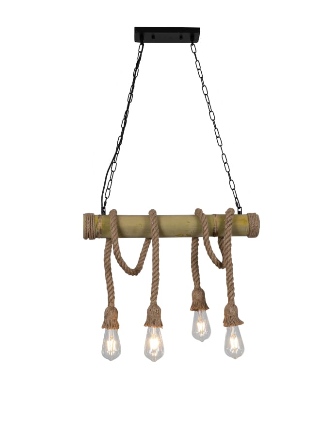 Best Power Heritage Chandelier 6612-4 with 4 E27 Lamp Holders – Classic Pendant Ceiling Light, 60cm Diameter, 65cm Adjustable Length – Elegant Fixture for Living Room, Dining Room, or Hallway (Bulbs Not Included)  - Image 3