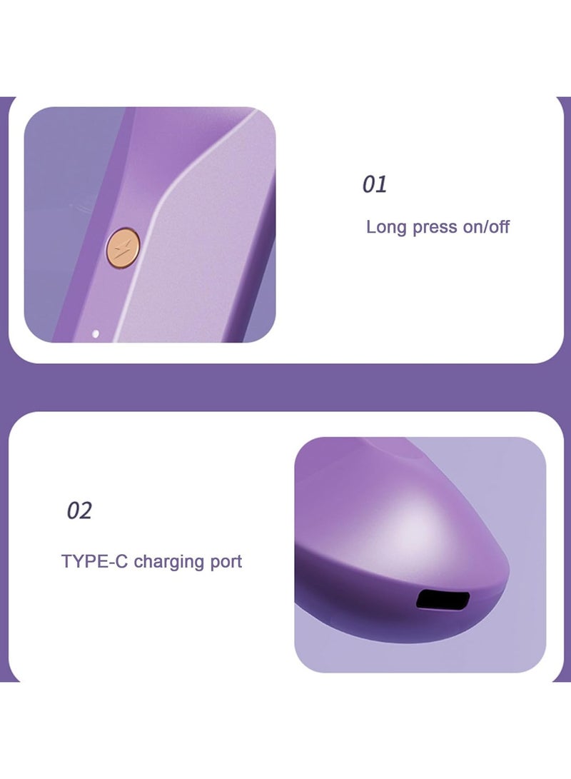 عام فرشاة تنعيم الشعر، فرشاة شعر محمولة مزودة بثلاث درجات حرارة قابلة للتعديل، سخان سريع الاحترار، فرشاة عناية بالشعر للنساء. - Image 4