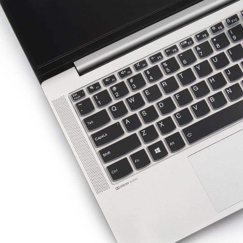 Oaky غطاء لوحة مفاتيح لجهاز Lenovo IdeaPad Slim 5i 7i Pro مقاس 14 بوصة و Lenovo Ideapad 5 Slim مقاس 14 بوصة مقاوم للماء والغبار - واقي لوحة مفاتيح رقيق للغاية - سيليكون أسود - Image 3