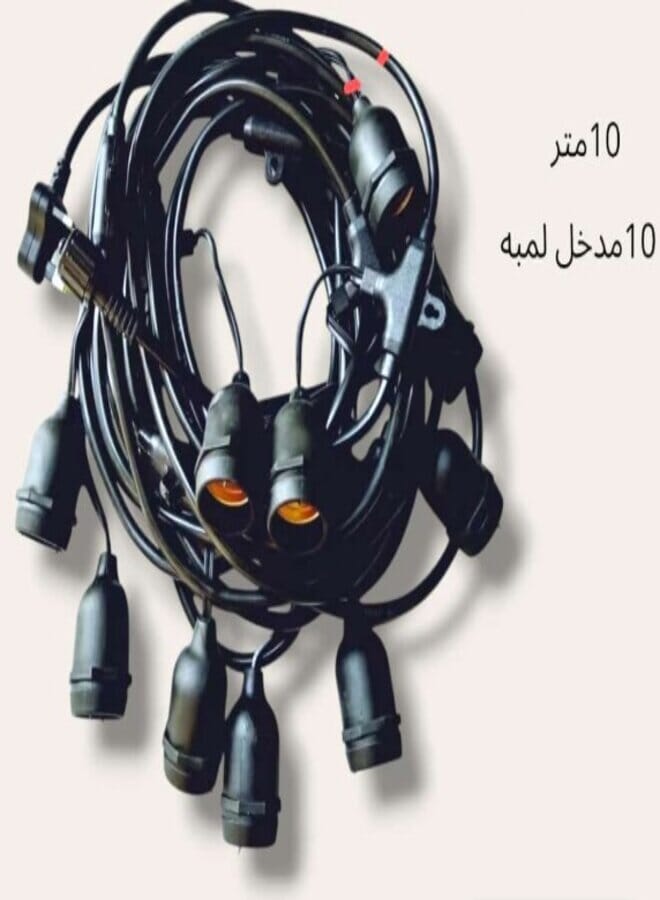 ماركة غير محددة حامل لمبة 10 متر مع 10 مداخل لمبة  - Image 1