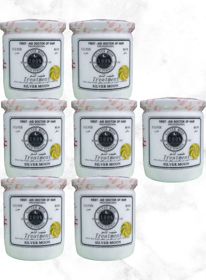Silver Moon 7 Pieces First Aid Doctor Of Hair Professional Treatment 500ml - Image 1