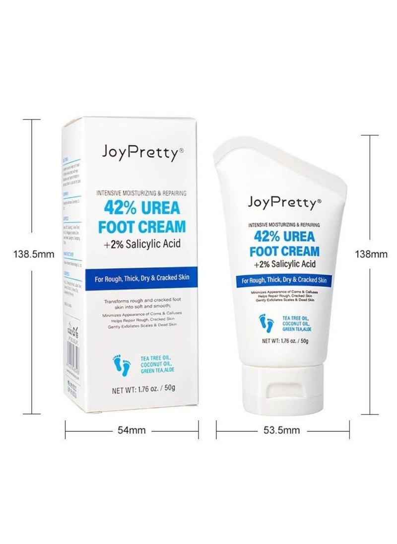 50g Urea Foot Cream 42% Urea Cream with 2% Salicylic Acid Urea Cream for Rough Thick dry and Cracked Skin Moisturizing Repairing Callus Remover Hand and Foot Cream Lotion - pzsku/ZC3EFD3BC0D61BD443B45Z/45/_/1705054274/ea1ab8e6-23ff-41e2-b39b-4a1d50316454