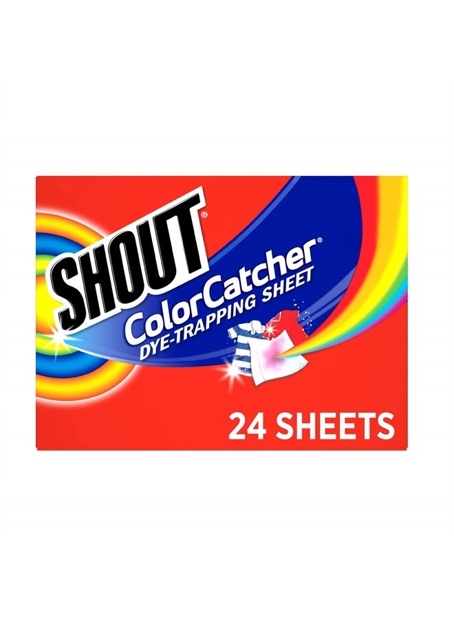 Shout ورق التقاط الألوان، أوراق حبس الصبغة، 24 ورقة - Image 1