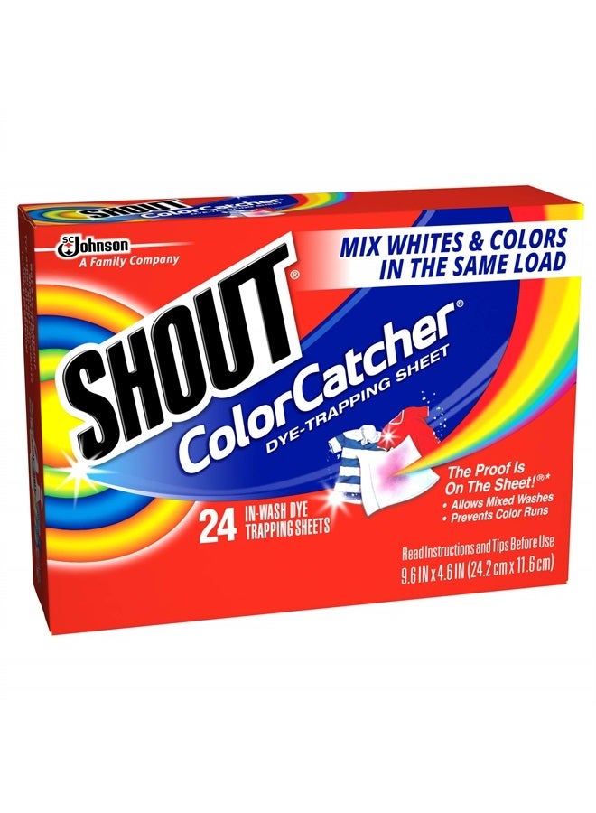 Shout ورق التقاط الألوان، أوراق حبس الصبغة، 24 ورقة - Image 3