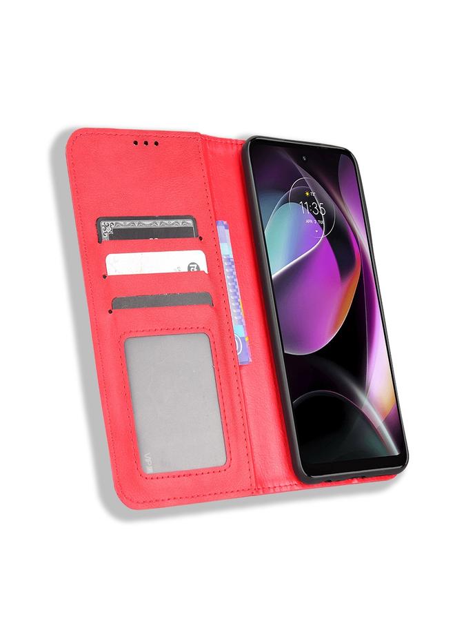 اس-توب جراب لهاتف Motorola Moto G 5G 2022 جراب هاتف جلدي بمشبك مغناطيسي بتصميم كلاسيكي - Image 5