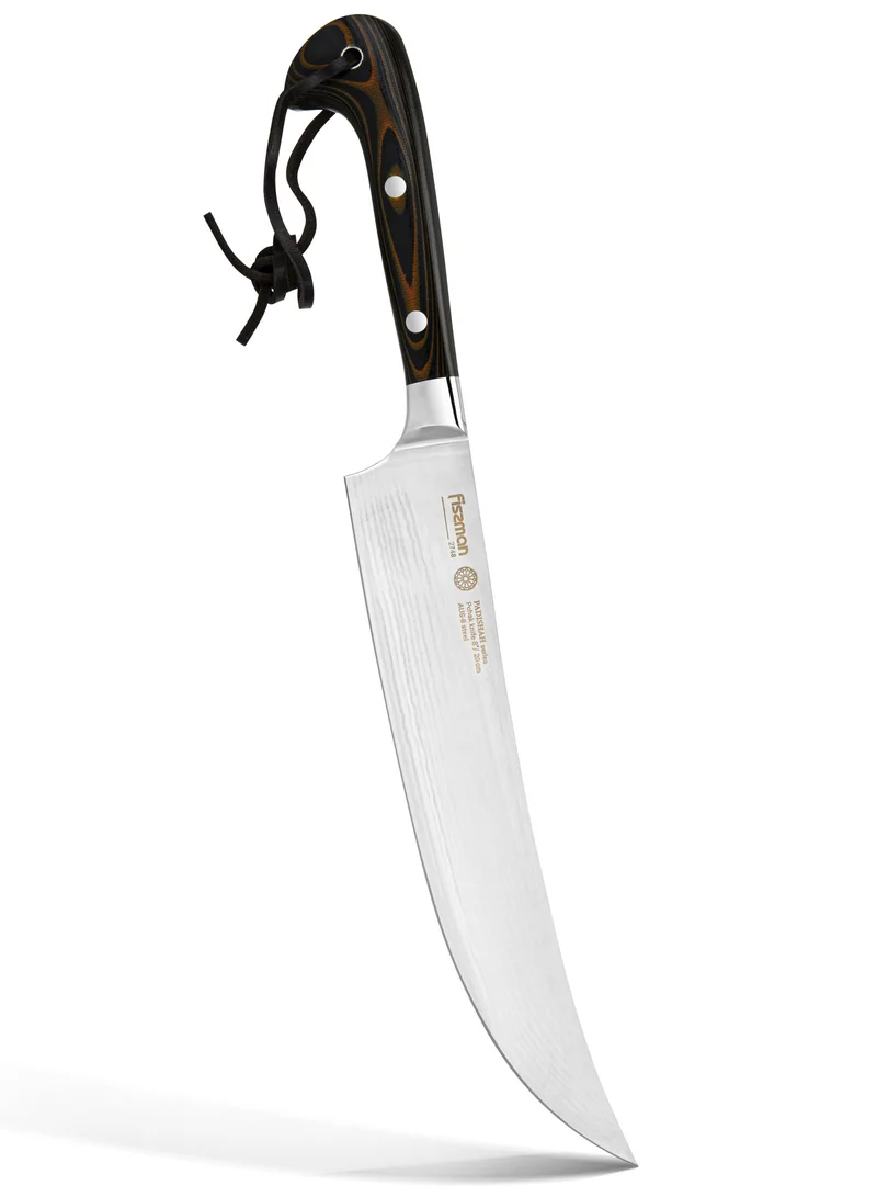 Fissman 8'' Pchak Knife PADISHAH (AUS-8 steel), Uzbek Knife, Great For Chopping, Cutting, And Preparing Meats, Vegetables, And Bread