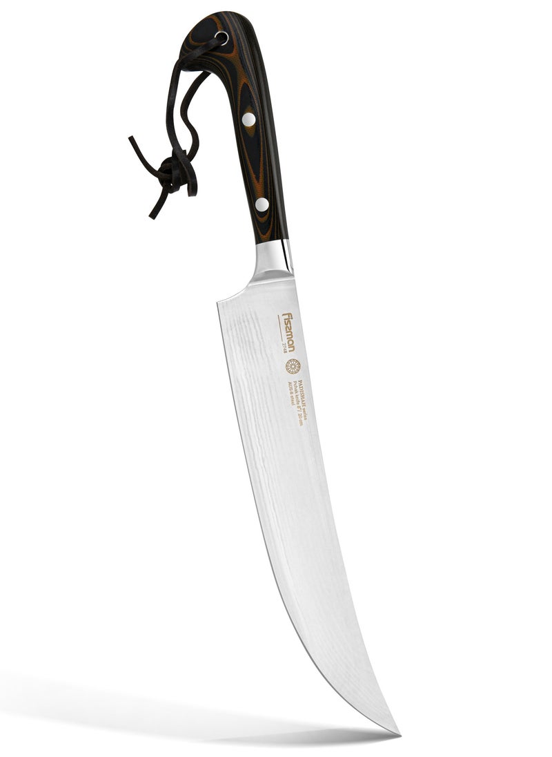 Fissman 8'' Pchak Knife PADISHAH (AUS-8 steel), Uzbek Knife, Great For Chopping, Cutting, And Preparing Meats, Vegetables, And Bread  - Image 1