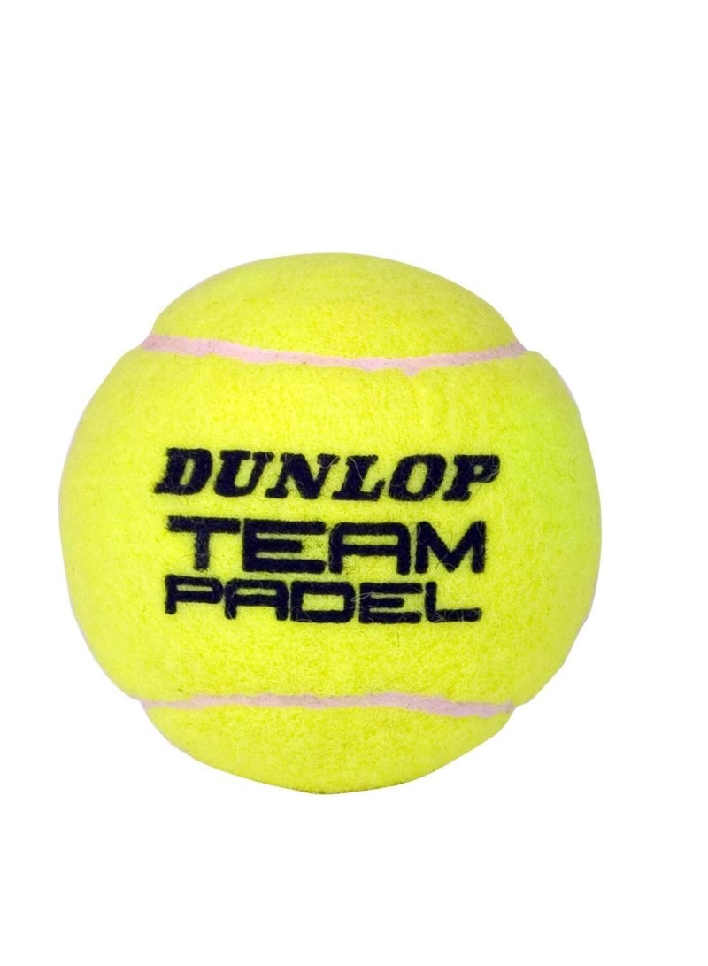 DUNLOP TB Team Padel Balls | 3 Pack | High-Performance Balls | For Intense Matches  - Image 3