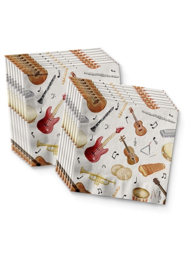 Birthday Galore Musical Instruments Party Supplies Set Plates Napkins Cups Tableware Kit for 16  - Image 4
