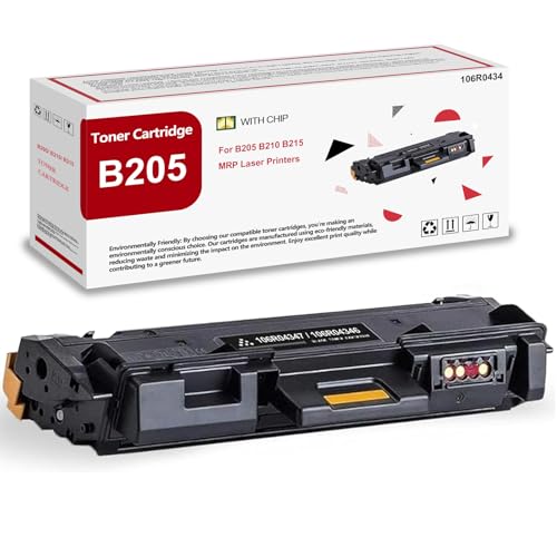 SAIBOYA B205/ B210/ B215 Black High Capacity Toner-Cartridge (3,500 Pages/Pack) Compatible for Xerox 106R04347 for Xerox B205, B210 and B215 MRP Laser Printers - Image 1