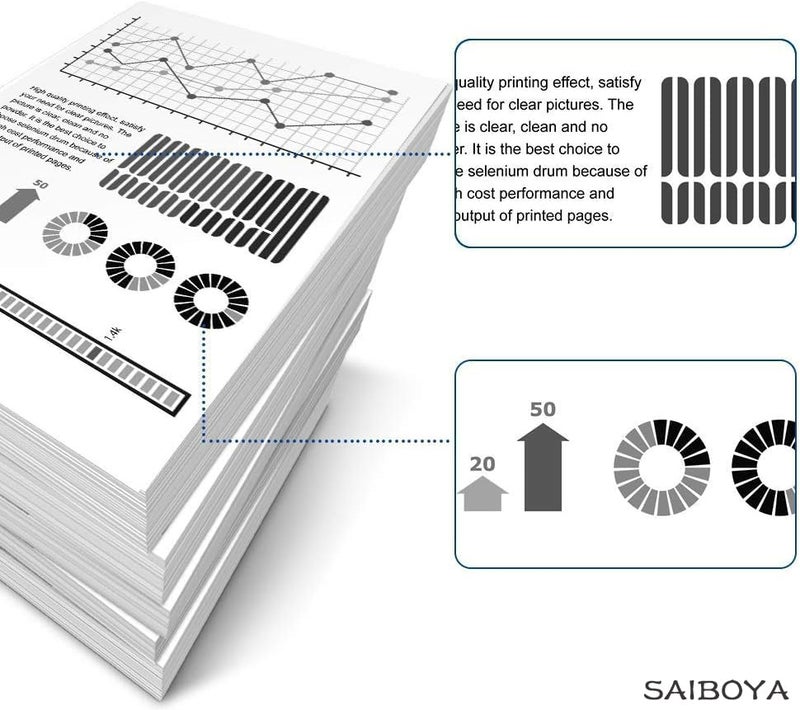 SAIBOYA B205/ B210/ B215 Black High Capacity Toner-Cartridge (3,500 Pages/Pack) Compatible for Xerox 106R04347 for Xerox B205, B210 and B215 MRP Laser Printers - Image 4