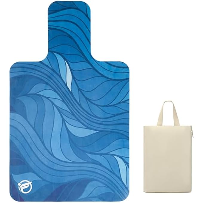 rayihni Pilates Reformer Mat Non Slip Portable Yoga Workout Accessories Home Gym Exercise Machine Equipment Cover Pad, Sweat Absorbent, Foldable, Hygienic, 96X56Cm - Image 1