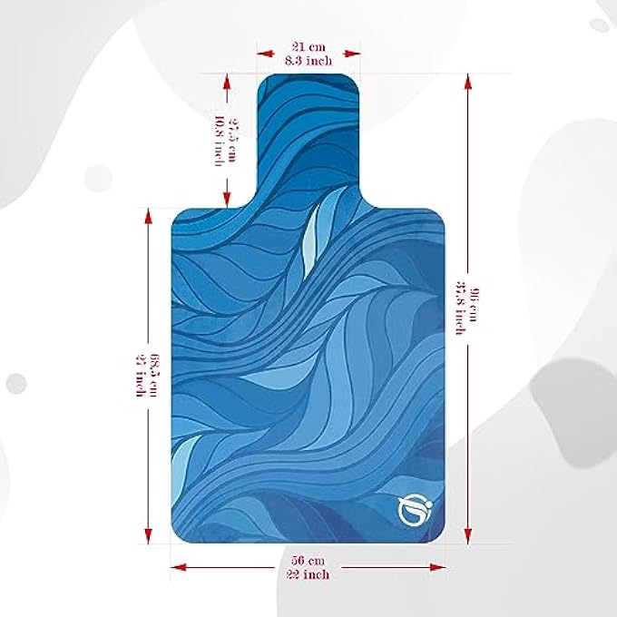 rayihni Pilates Reformer Mat Non Slip Portable Yoga Workout Accessories Home Gym Exercise Machine Equipment Cover Pad, Sweat Absorbent, Foldable, Hygienic, 96X56Cm - Image 4