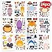 Greingways 24 Pcs Make Your Own Animal Sticker Sheet Animal Party Favors Face Stickers for Kids Girls Toddlers Crafts Activities Bags Birthday Party Favors Supplies - Image 3