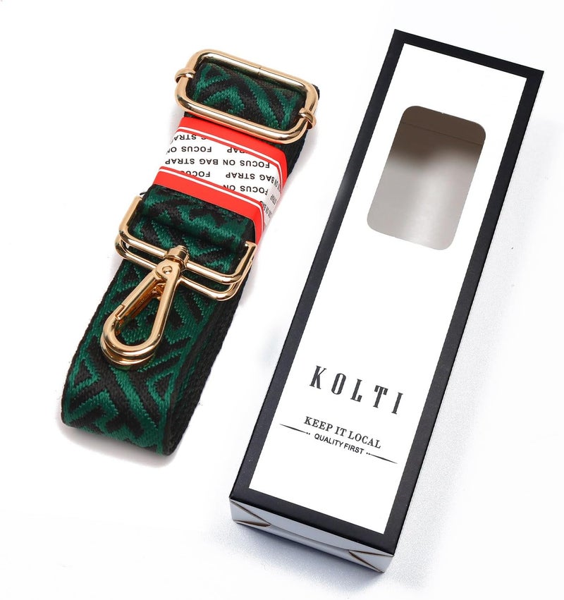 Kolti Purse Strap Replacement Crossbody Handbag Stripe Wide Adjustable - Image 2