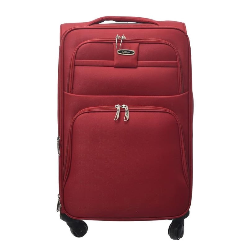 Migo Luggage Trolley Bag, 20-Inch Size, Burgundy