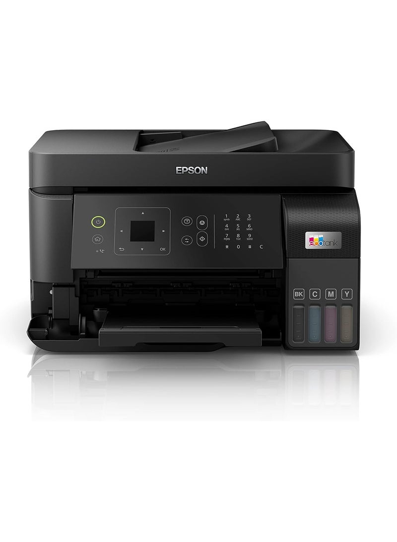 EPSON EcoTank L5590 Office Ink Tank, High-Speed A4 Colour 4-in-1 Printer With ADF, Wi-Fi Direct And Ethernet SmartApp Conectivity Black - Image 1