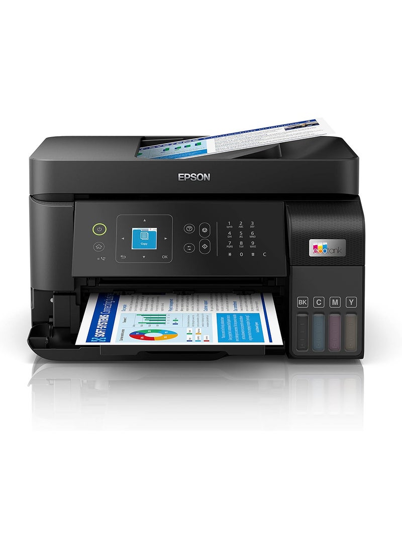 EPSON EcoTank L5590 Office Ink Tank, High-Speed A4 Colour 4-in-1 Printer With ADF, Wi-Fi Direct And Ethernet SmartApp Conectivity Black - Image 2
