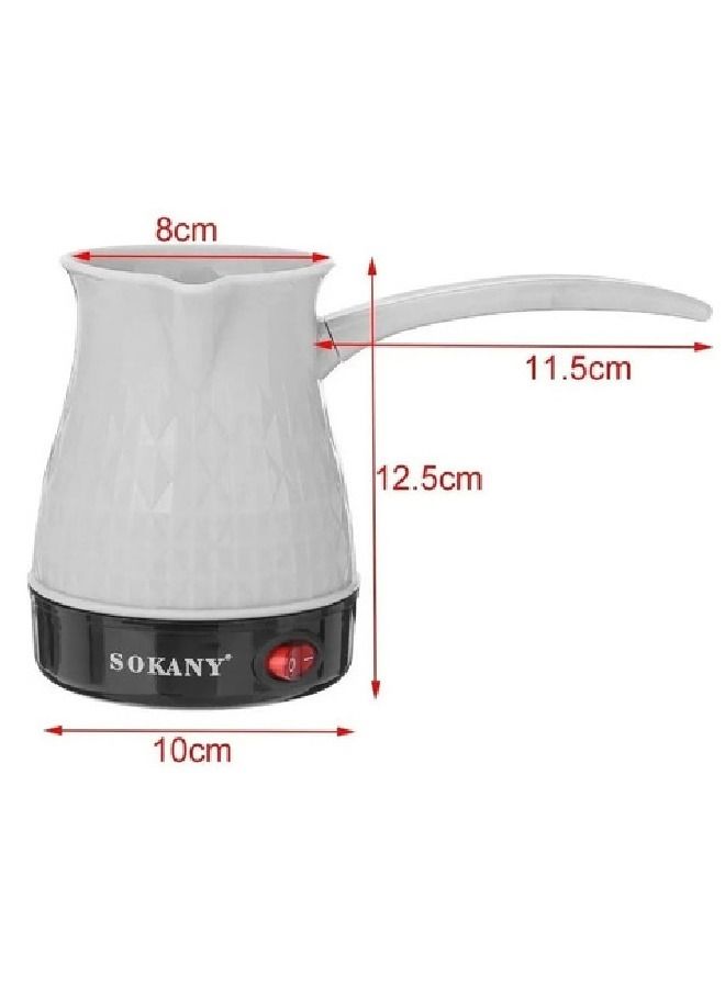 سوكاني ماكينة صنع القهوة التركية سعة 500 مل SK-219 رمادي - Image 2