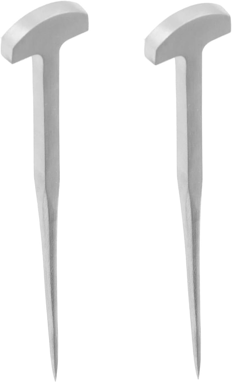 Beufee 2Pcs Japanese Style Eel Spike Sashimi Knife T-shape Stainless Steel Sushi Chef Tools for Home Kitchen Restaurant - Image 1