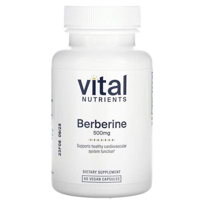 Vital Nutrients Berberine 500 mg 60 Vegan Capsules - Image 1