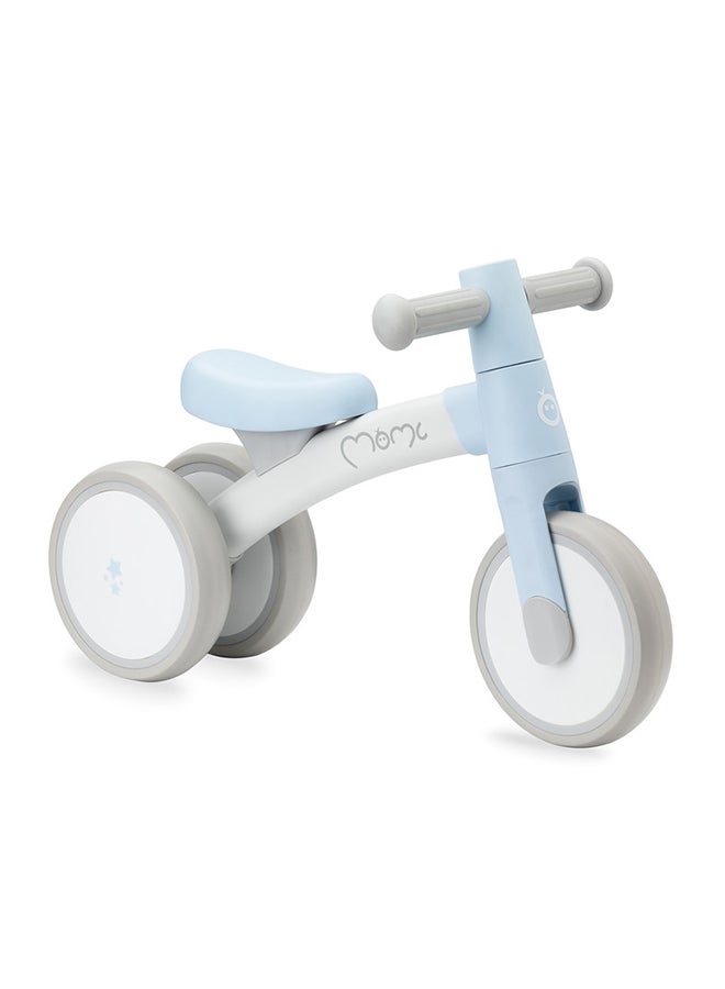 Momi Tedi Mini Bike For Children's  Upto 1-3 Years, Antislip Handles, Sturdy Aluminium Frame, Lightweight 1.2 Kg - Blue - Image 1