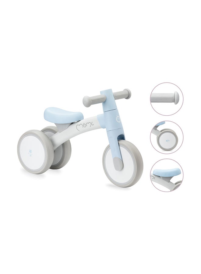 Momi Tedi Mini Bike For Children's  Upto 1-3 Years, Antislip Handles, Sturdy Aluminium Frame, Lightweight 1.2 Kg - Blue - Image 3