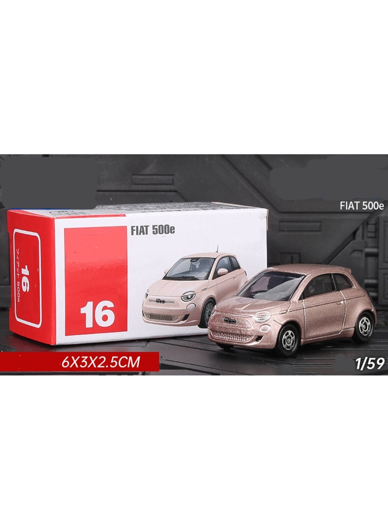 1:59 Fiat 500e Simulation Model Car - Image 1