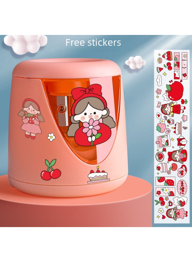 Kaba Bear Cute Automatic Pencil Sharpener For Children And Primary School Students Electric Pencil Sharpener Automatic Battery Lead Pencil Sharpener - Image 3