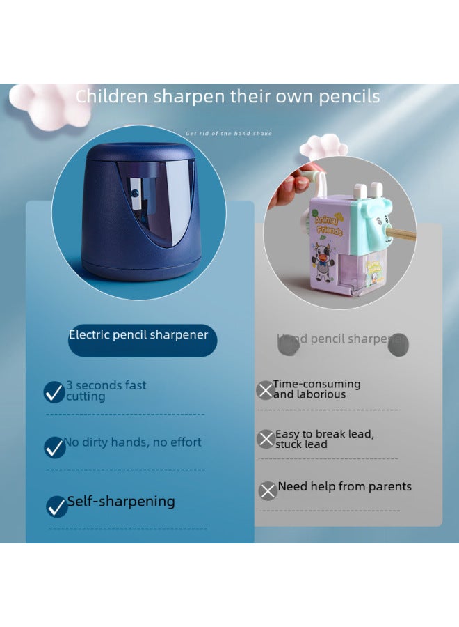 Kaba Bear Cute Automatic Pencil Sharpener For Children And Primary School Students Electric Pencil Sharpener Automatic Battery Lead Pencil Sharpener - Image 4