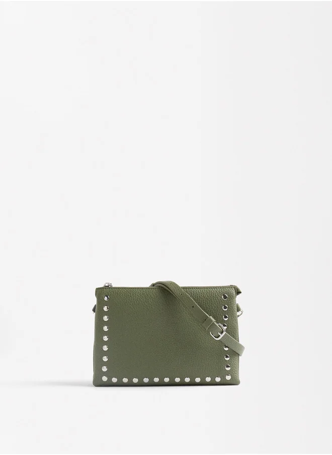 PARFOIS Double Crossbody Bag With Studs