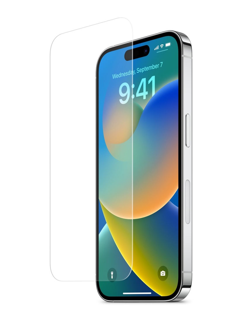 BORTONY Screen Protector Compatible with 14 Pro Max 6.7" Tempered Glass 9H Hardness [HD Clear] [Anti-Scratch] [Bubble Free] For Apple iPhone 14 Pro Max - Image 1