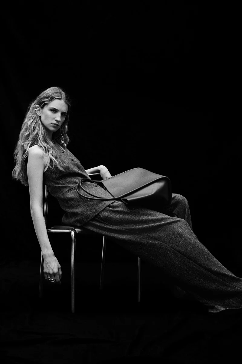 H&M Wide tailored trousers