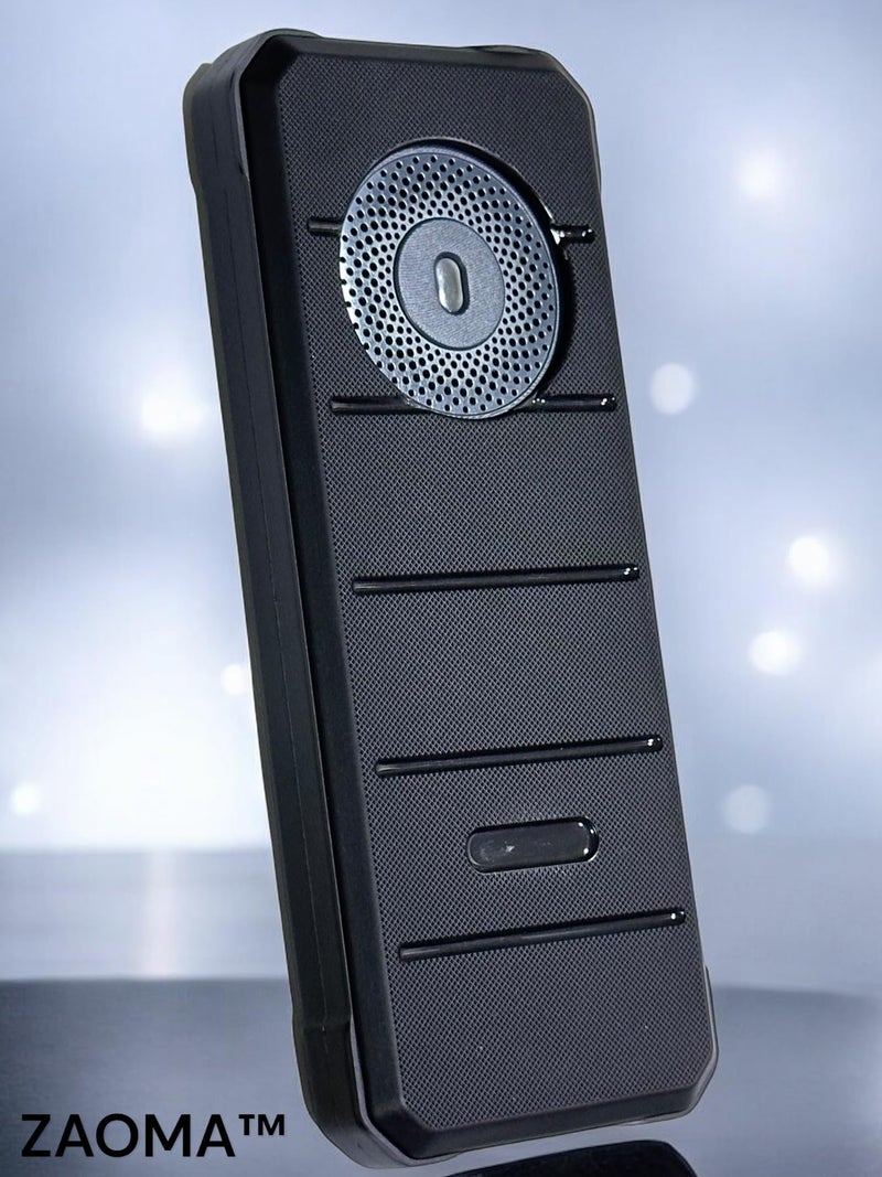 Zaoma غطاء خلفي ZAOMA Tpu متوافق مع Nokia 130 Music 2023 Ds 130M رقم الموديل: Ta-1576-Rugged Case (عبوة من 2) (N130MRugblk), أسود - Image 3