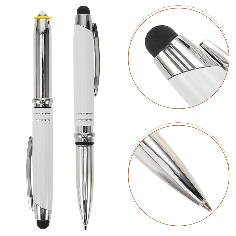 2Pcs Capacitive Pen Stylus Pen Multi-Function 3 In 1 Pen with Stylus Tip - Image 1