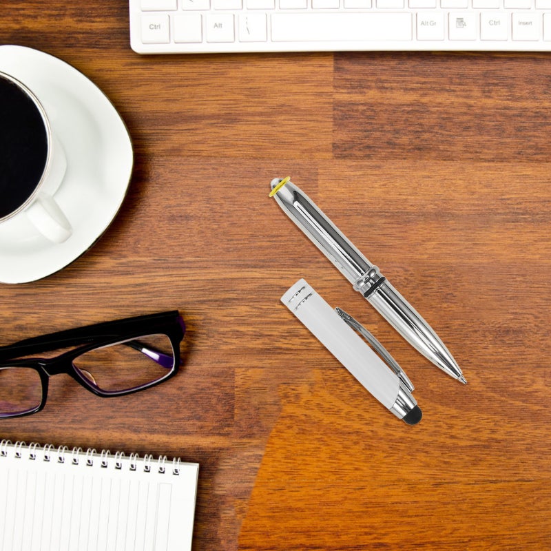 2Pcs Capacitive Pen Stylus Pen Multi-Function 3 In 1 Pen with Stylus Tip - Image 4