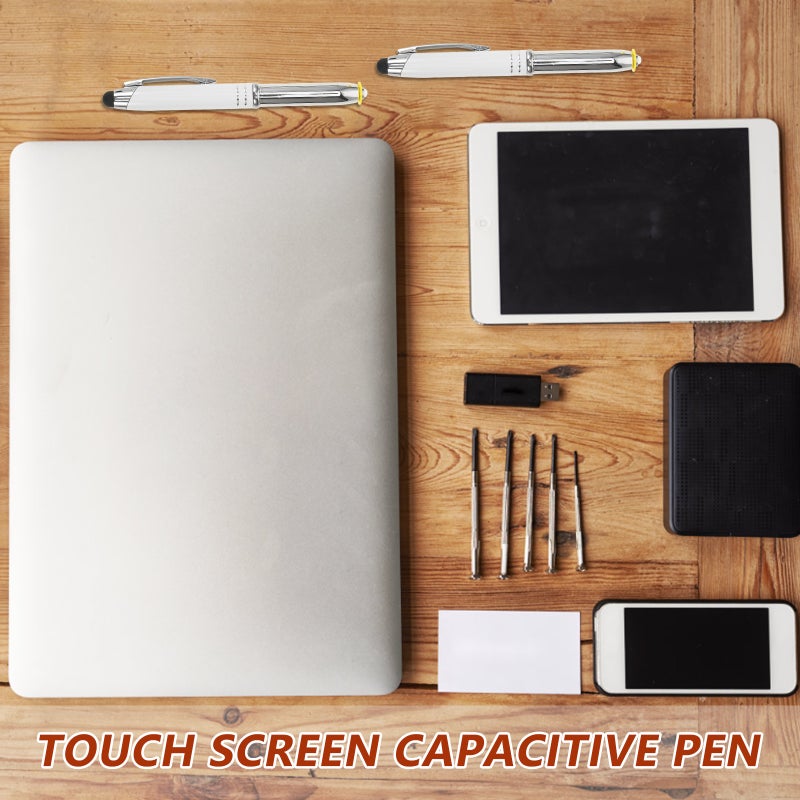2Pcs Capacitive Pen Stylus Pen Multi-Function 3 In 1 Pen with Stylus Tip - Image 5