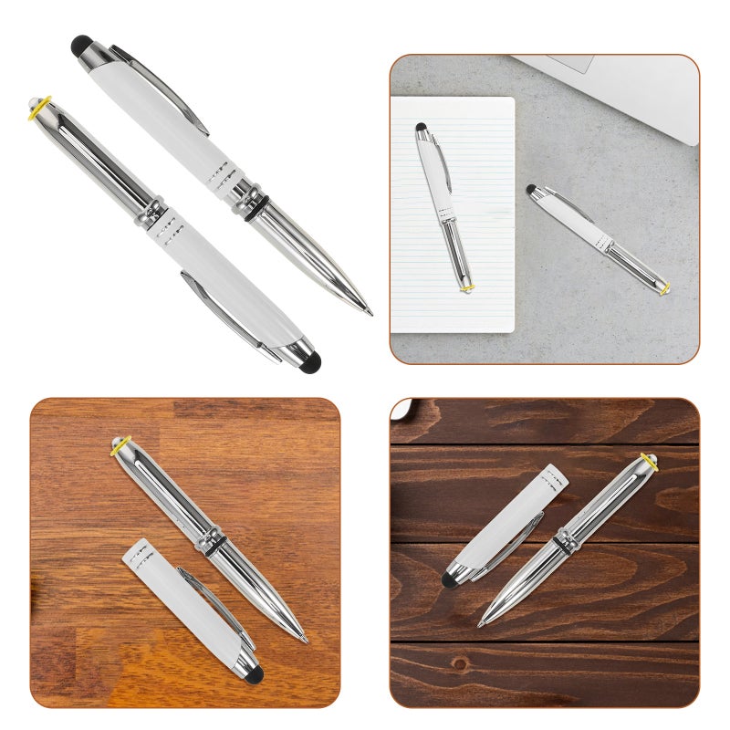 2Pcs Capacitive Pen Stylus Pen Multi-Function 3 In 1 Pen with Stylus Tip - Image 3