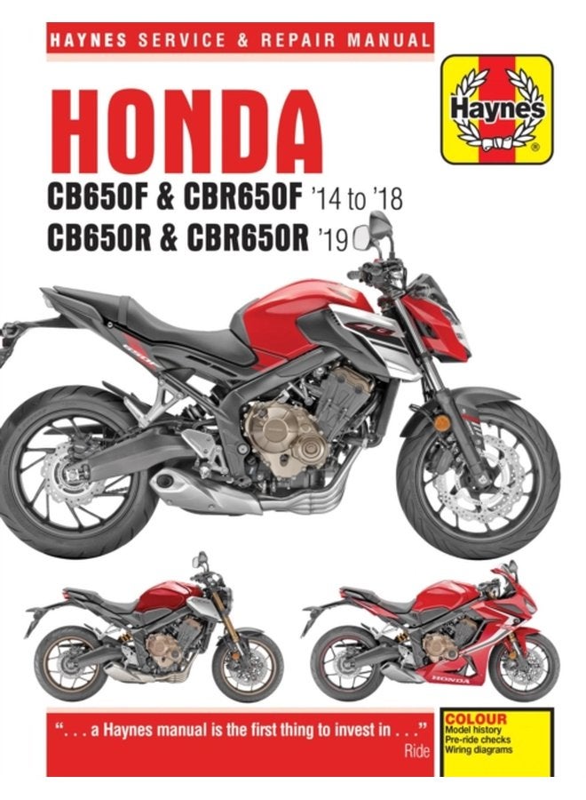 Honda CB650F CBR650F CB650R CBR650R 14 19 2014 to 2019 - Paperback