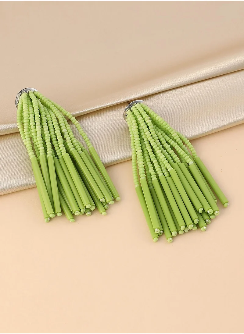 سوهي Women's The Long Fringette Drop Earrings