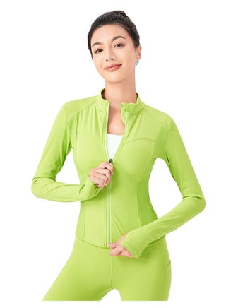 Windproof, Comfortable, Skin-Friendly, Highly Elastic and Breathable Yoga Jacket