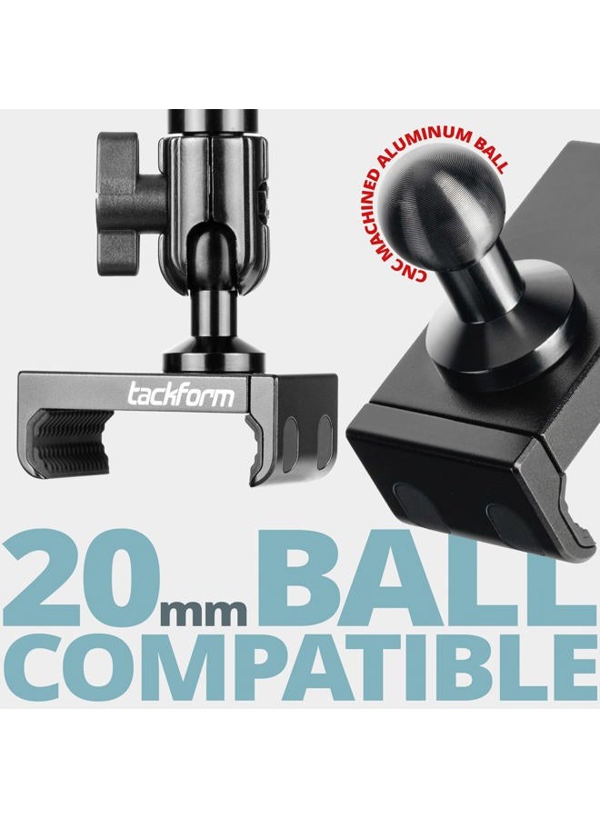 tackform Enduro 20LITE Phone Holder - Spring Tension Optimized for in Vehicle Use, Truck and Fleet, Rock Crawling | 20mm Aluminum Ball - Image 4