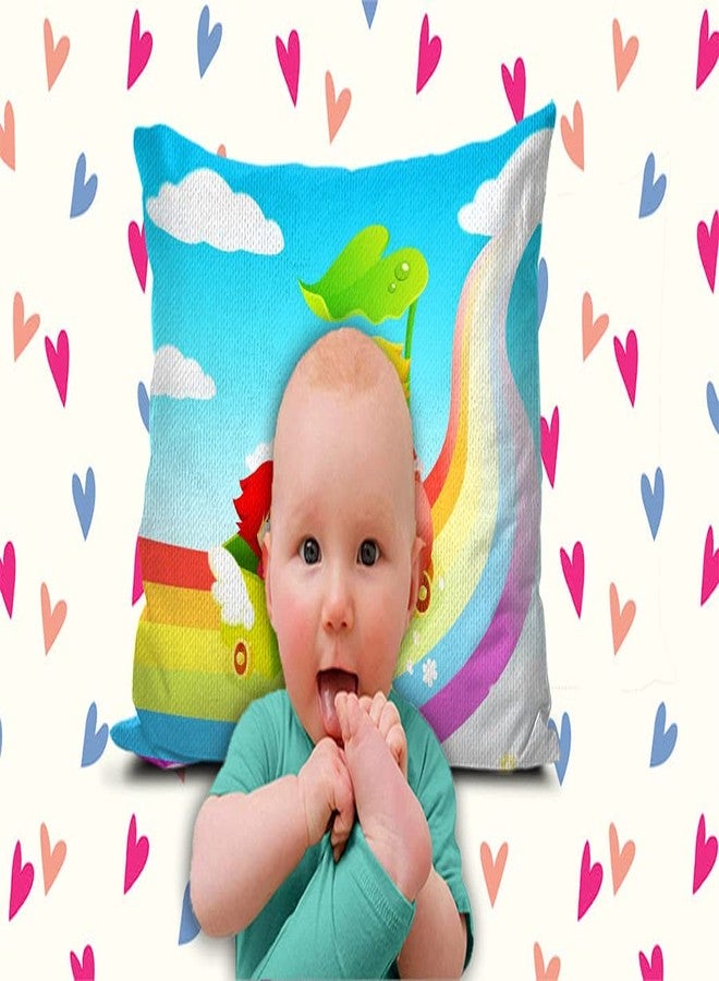 CUDDLY PRINT Cuddlyprint Cartoon Printed Velvet Baby Pillow/Cushion/Toys/Soft Toys/Toddler Pillow/Kids Pillow for Baby Boy/Baby Girl (Rectangle Shape) - 14 x 20-inches Style 12 - Image 3