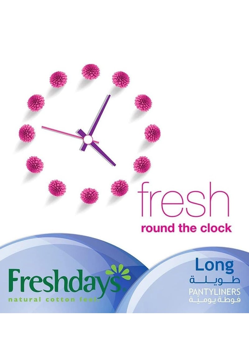 Freshdays Pantyliners Long 72 Pads White - Image 4