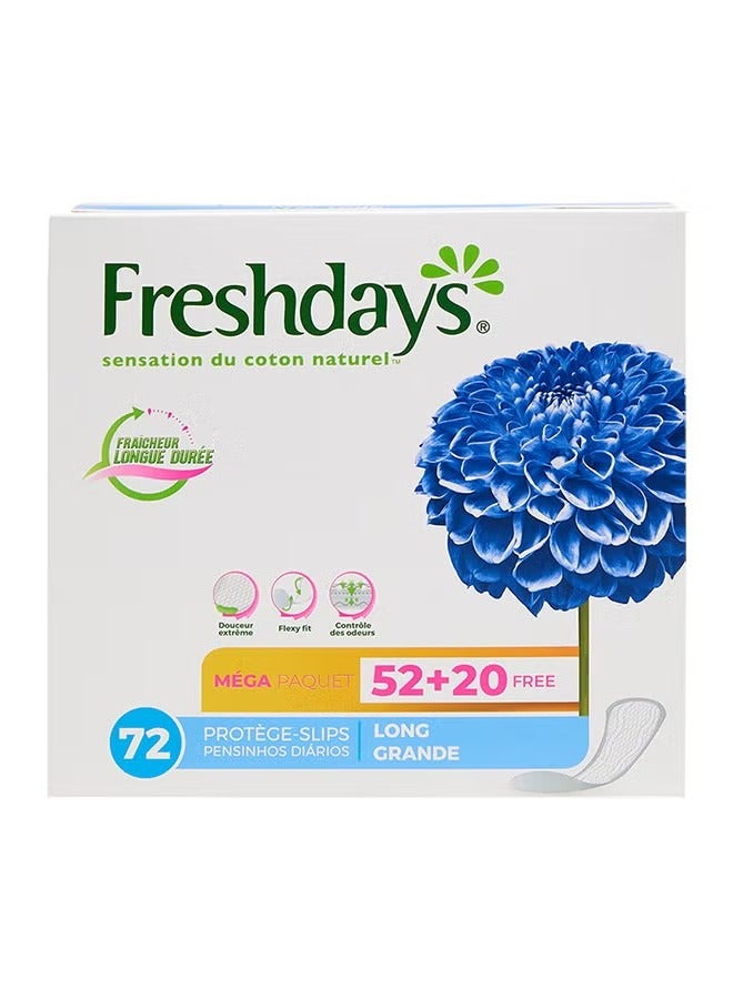 Freshdays Pantyliners Long 72 Pads White - Image 3