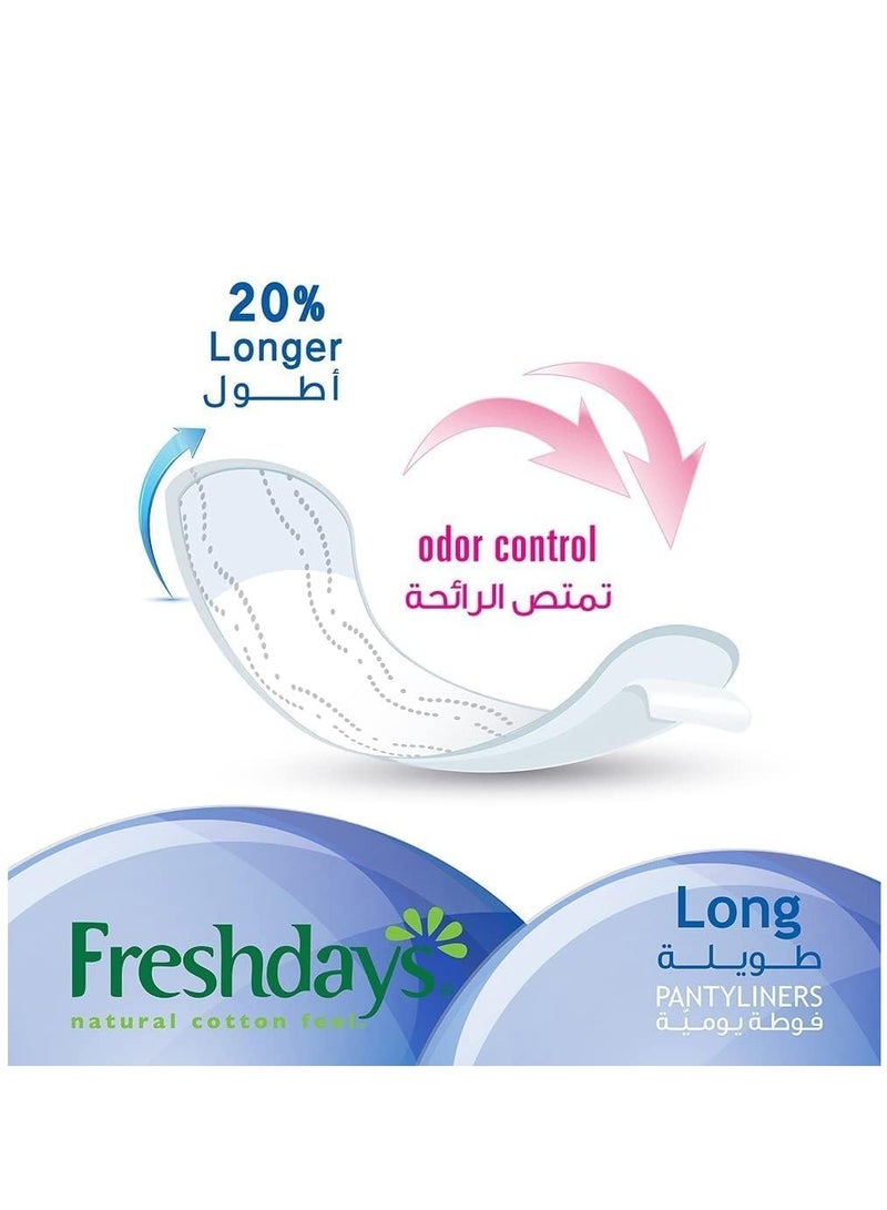 Freshdays Pantyliners Long 72 Pads White - Image 5
