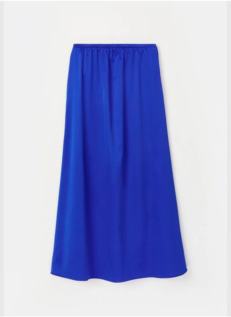 Touche ELASTIC WAISTED SATIN SKIRT