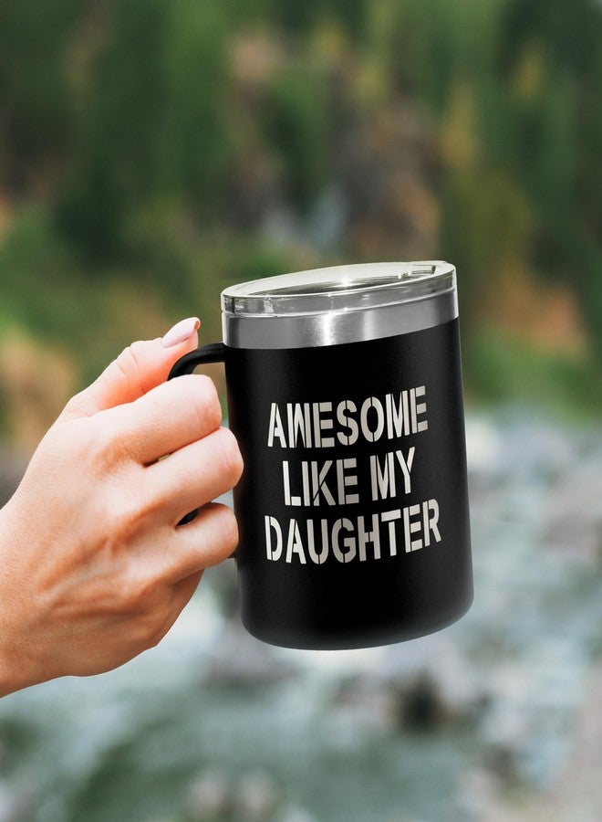HUNIGIFT Gifts for Dad from Daughter - Fathers Day Gift for Dad - Birthday, Father's Day, Christmas Gifts for Dads - Father Gift Ideas - New Papa Daddy Stepdad Ideas for Men - 14 Oz Coffee Mug - Image 5
