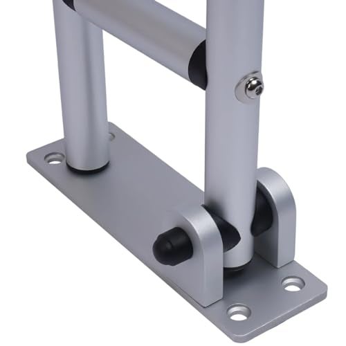 BATH GURU Aluminium Bathroom Flip Up Safety Handrail Support for Senior Citizens, Handicapped, Elderly, Wall Mounted Grab Bars for Toilet Seat, Bathtub 24 Inch, Silver Pack of 1 - Image 4